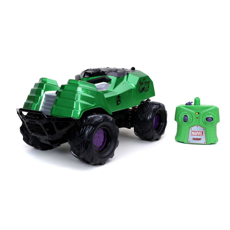 Marvel Hulk Smasher Radio Control Vehicle 1:14 Scale - Green, 1 of 6