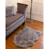 Luxe Gordon Faux Sheepskin Single Rug | 2'x3' - 3 of 4