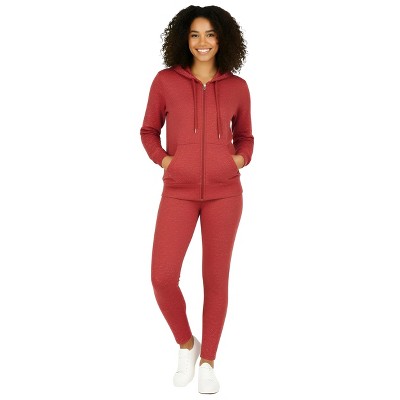 Spruce Fashion Women's Leisure Fleece Zip-up Hoodie Jacket