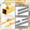 Nasitip 8FTx8FT Wedding Arch Backdrop Stand Square Metal Rectangular Arch Frame Balloon Arch Stand for Wedding Birthday Party - 4 of 4
