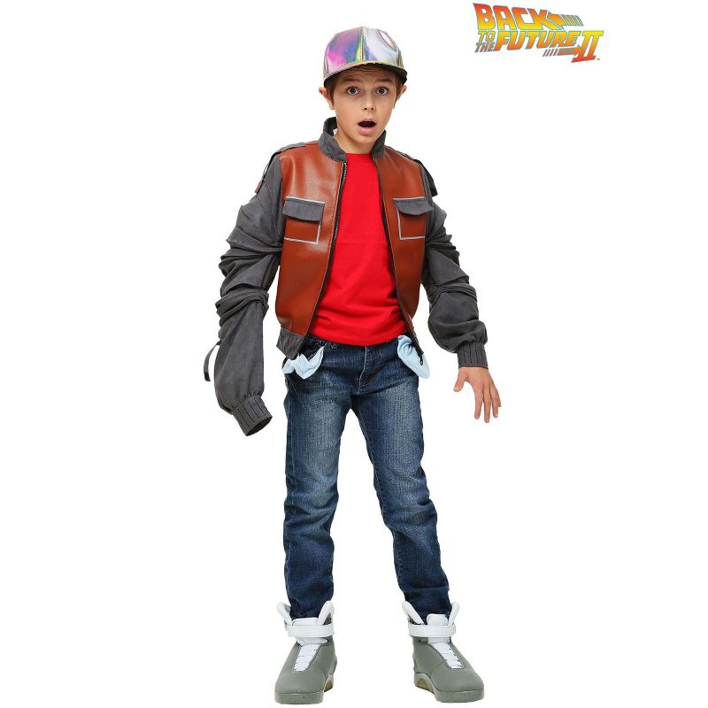 HalloweenCostumes.com Back to the Future II Marty McFly Costume Jacket for Boys., 4 of 5