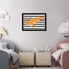 21" x 15" Folk Trex Animals Framed Art Print - Wynwood Studio: Modern Digital Art, Black Frame - 3 of 4