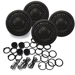 Kicker Speaker Bundle - Two pairs of Kicker .75 Inch KS-Series Tweeters 41KST204 - 1 of 4