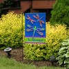 Briarwood Lane Garden Flag 12x18 For Outdoor Colorful Dragonflies Summer For Summer Garden Flag Flags For Outside - 4 of 4