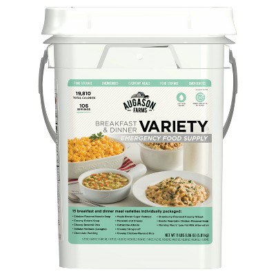 Augason Farms Breakfast & Dinner Variety Emergency Food Supply - 11lb ...