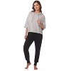 Rekucci Soft Stretch Cropped Loungewear Hoodie for Women - 4 of 4