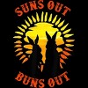 Men's Design By Humans Summer Rabbits Suns out Buns Out By BaoMinh Tank Top - 2 of 2