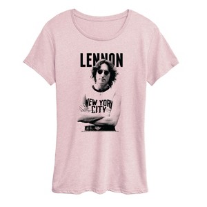 Women's - John Lennon - Lennon NYC Short Sleeve Graphic T-Shirt - 1 of 3
