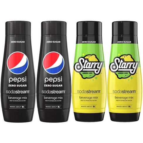 Sodastream Pepsi Starry Zero Sugar Beverage Mix Variety Pack - 60 Fl Oz ...