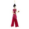 Italian Ornaments 7.0 Inch Boss In Fuchsia Fashion Italian Lady Tree Ornaments - 4 of 4