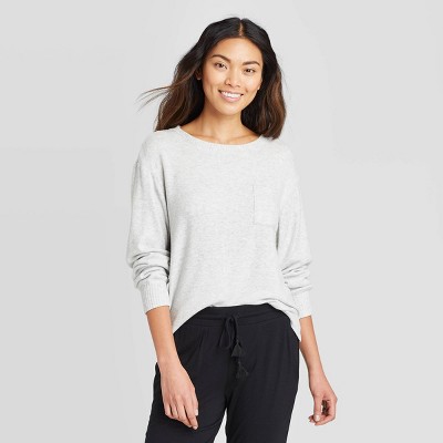 Women's Perfectly Cozy Lounge Sweatshirt - Stars Above™ Light Gray XS