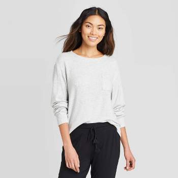 Women's Perfectly Cozy Lounge Sweatshirt - Stars Above™ Light Gray XXL