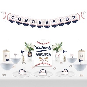 Big Dot of Happiness Batter Up - Baseball - DIY Baby Shower or Birthday Party Concession Signs - Snack Bar Decorations Kit - 50 Pieces - 1 of 4