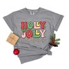 Simply Sage Market Women's Holly Jolly Vibes Distressed Short Sleeve Garment Dyed Tee - 3 of 4