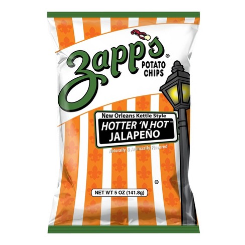 Zapp S New Orleans Kettle Style Hotter N Hot Jalapeno Potato Chips 5oz Target