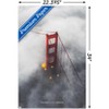 Trends International San Francisco - Foggy Bridge Unframed Wall Poster Prints - 3 of 4