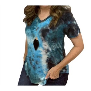 Women's Tie Dye Tee Top - HEIMISH USA - 1 of 1