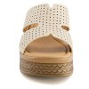 Andrea Women's Wedge Platform Slide Sandals 67332 - 4 of 4