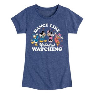 Girls' - Disney - Mickey & Friends Fitted Short Sleeve Graphic T-Shirt - 1 of 4