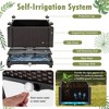Tangkula 6 PCS Elevated Plastic Raised Garden Bed Planter Kit for Flower Vegetable Grow - 4 of 4
