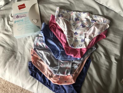 Hanes Women's 6+1 Bonus Pack Pure Comfort Organic Cotton Hipster Underwear  - Colors May Vary : Target