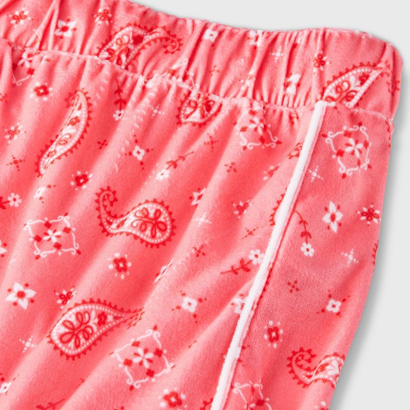 Girls' Short Sleeve Button Up Pajama Set - art class™, 5 of 6