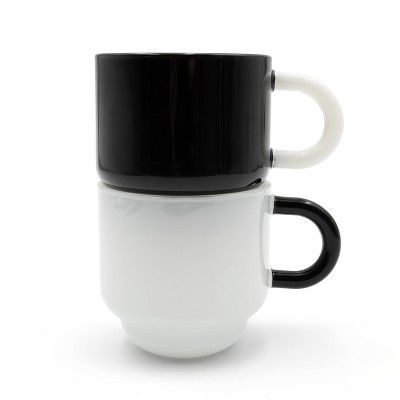 2pk 25oz Glass Mugs - Bullseye's Playground™