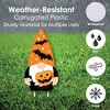 Big Dot of Happiness Halloween Gnomes - Yard Sign and Outdoor Lawn Decorations - Spooky Fall Party Yard Signs - Set of 8 - 3 of 4