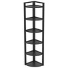 Resenkos Entertainment TV Stand,Entertainment Center78.7" TV Stand, 3-Tier Media Entertainment Center for TV up to 85" Rustic & Black - 2 of 3