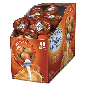 International Delight Flavored Liquid Non-Dairy Coffee Creamer, Hazelnut, 0.44 oz Cup, 48/Box - 1 of 1