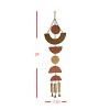 Geometric Brass Metal Hanging Wall Décor - Foreside Home & Garden - 4 of 4