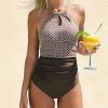Women's Chic Geometric Print One-Piece Swimsuit - Cupshe - 4 of 4