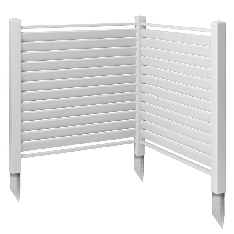 Casafield Privacy Screen - Outdoor Vinyl Fence Panel Enclosure for AC / Trash Bins / Pool Equipment, 2 of 8