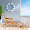 Maggift Patio Accent Chairs, Adirondack Patio Chair with Footrest for Patio, Garden, Poolside, Lawn, Outdoor Leisure, Brown, 29.5" * 37.8" * 37.4" - 3 of 4