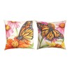 18 Inch Decorative Pillow – Butterfly Meadow Design by Manual Woodworkers and Weavers - 3 of 3