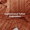 2-3 Pcs Tufted Boho Comforter Set Bed Set GentleSoft Farmhouse Shabby Chic Embroidery Bedding - 4 of 4