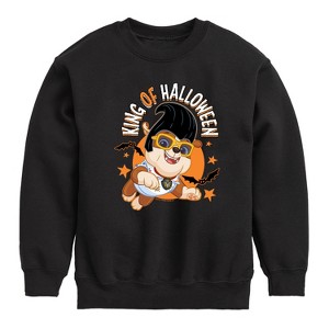 Boys' - Paw Patrol - The King Of Halloween Graphic Long Sleeve Fleece Sweatshirt - 1 of 4