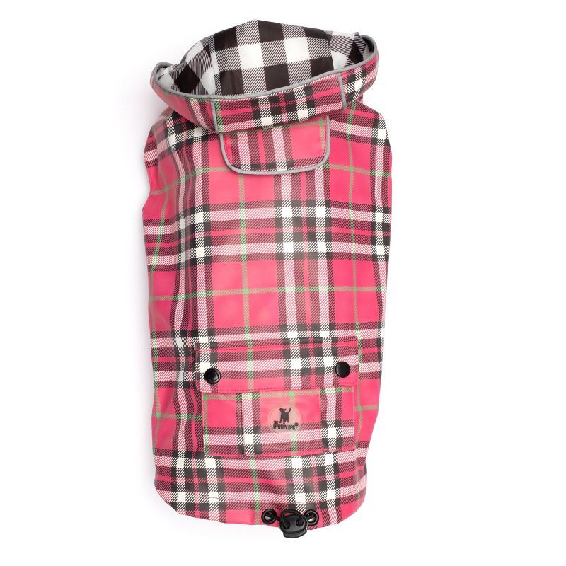 The Worthy Dog Water-Resistant Plaid London Raincoat, 1 of 7