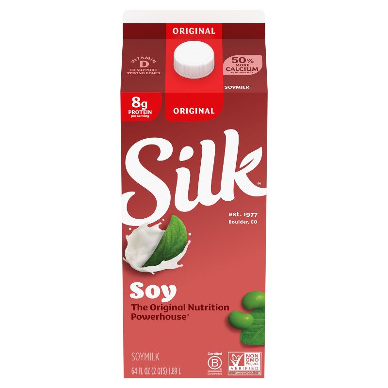 Silk Original Soy Milk - 0.5gal, 3 of 13