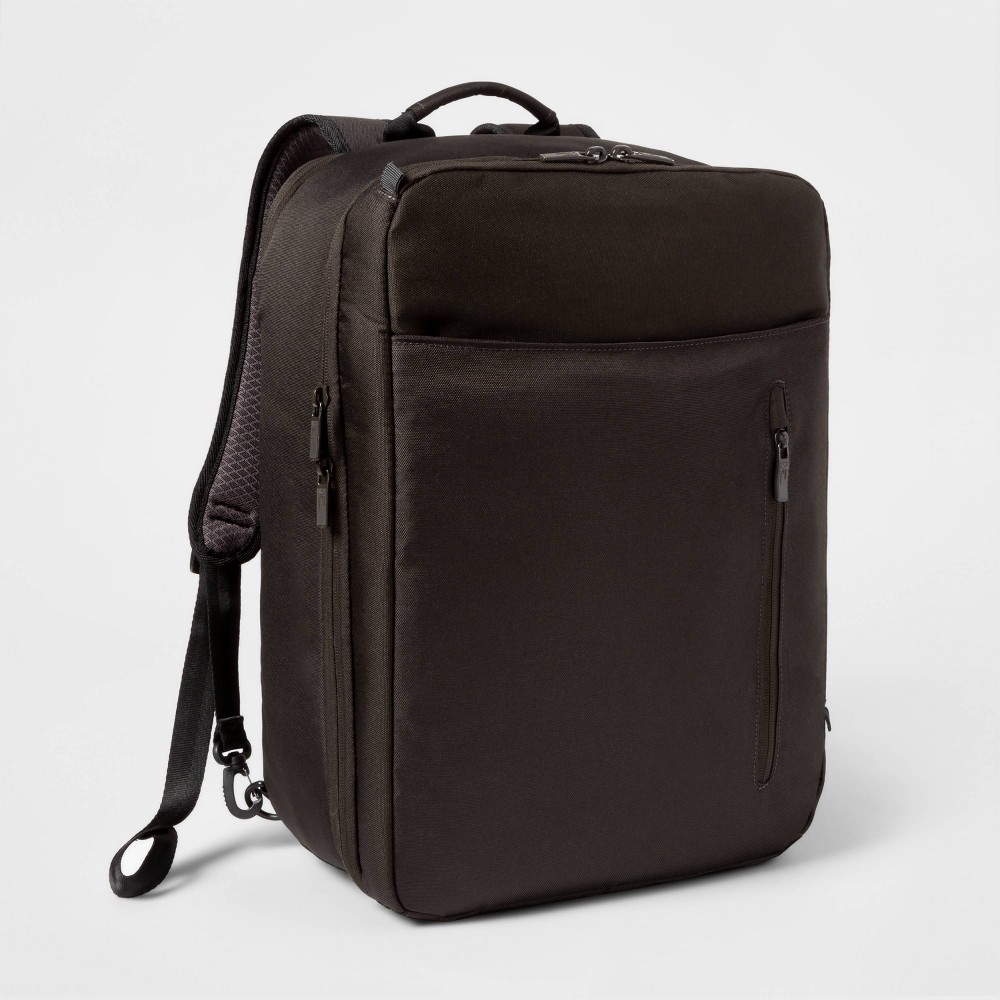 Small Hybrid Convertible 18" Backpack Black - Made By Design