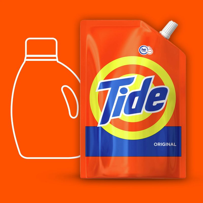 Tide Original Liquid Laundry Detergent Smart Pouch HE Turbo Clean - 135 fl oz/3pk, 5 of 10