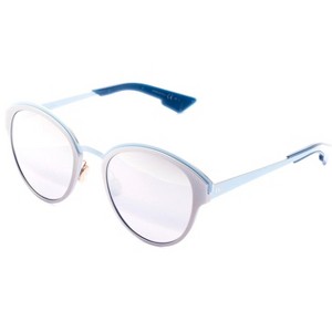 Dior Dior Sun/S  RCV 96 Womens Round Sunglasses Matte Silver Blue 52mm - 1 of 1