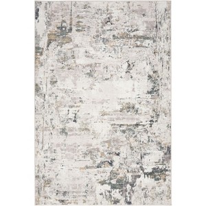 Nourison Distinctive Abstract Indoor Area Rug Ivory Multicolor 7'10" x 9'10" - 1 of 4