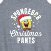Women's - SpongeBob SquarePants - Christmas Pants Graphic Racerback Tank - 2 of 4