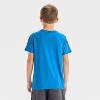 Boys' Short Sleeve Basketball Hoop Graphic T-Shirt - Cat & Jack™ Blue - 3 of 4