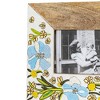 Embroidered Picture Frame Mango Wood, MDF, Cotton, Plastic Beads & Glass by Foreside Home & Garden - 3 of 4