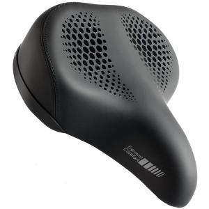 Delta Cycle Memory Foam Saddle Cruiser Bike Seat Cover - Black - 1 of 4