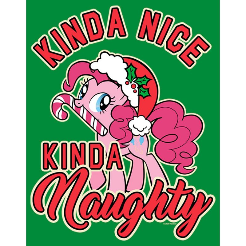 Men's My Little Pony: Friendship is Magic Christmas Pinkie Pie Naughty or Nice T-Shirt, 2 of 5