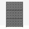 PexFix 72 in. H x 47 in. W Outdoor Metal Privacy Screen Garden Fence Rectangular Pattern Wall Applique - 3 of 4