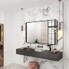Wall-Mounted Mirror Rectangle Bathroom Vanity Mirrors Framed Mirrors Aluminum Framed Bathroom Mirror - 4 of 4